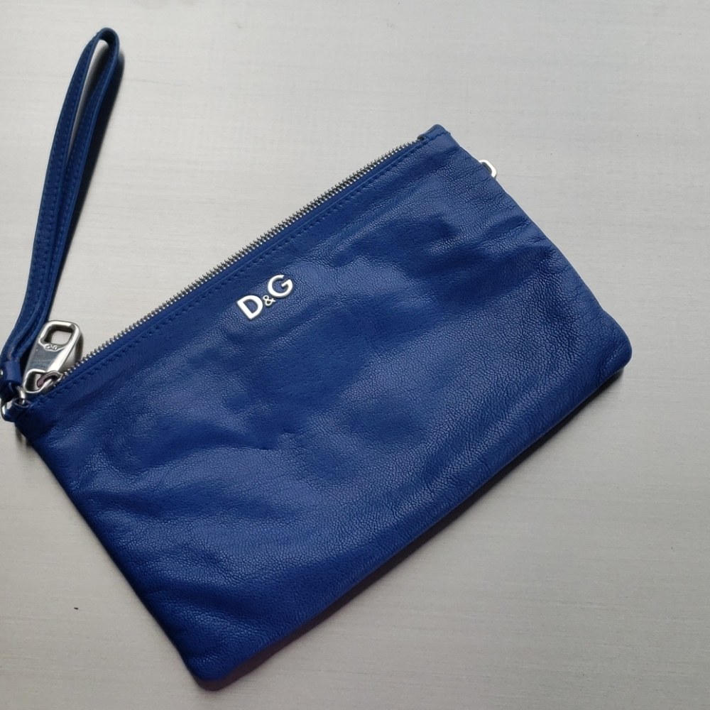 Dolce and Gabbana leather clutch